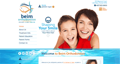 Desktop Screenshot of beimortho.com